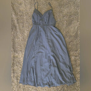 JJ's House | Navy Formal Chiffon Dress Sz S